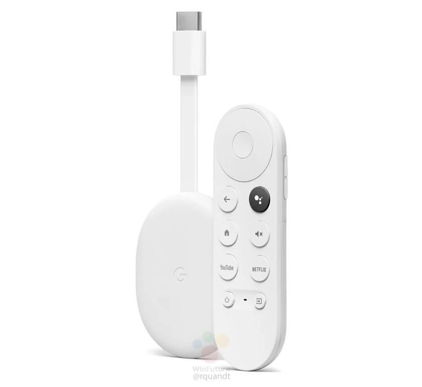 Опубликованы фото новой ТВ-приставки Google Chromecast with Google TV