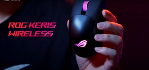 ASUS анонсировала игровую мышь ROG KERIS с чувствительностью 16K DPI