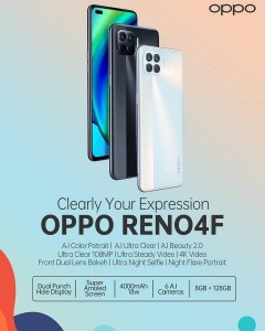 OPPO Reno4 F с поддержкой быстрой зарядки 18 Вт