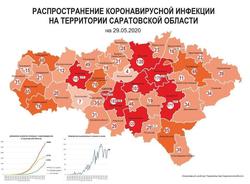 По числу заболевших COVID-19 среди районов лидируют Энгельс и Балаково