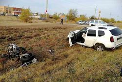 Байкер погиб в аварии на 'встречке'