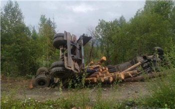 В Курагинском районе погибший в ДТП водитель лесовоза два дня пролежал в кабине покореженной машины. Идет проверка