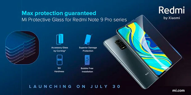 Xiaomi выпустила сверхпрочные стекла для Redmi Note 9 Pro и Note 9 Pro Max