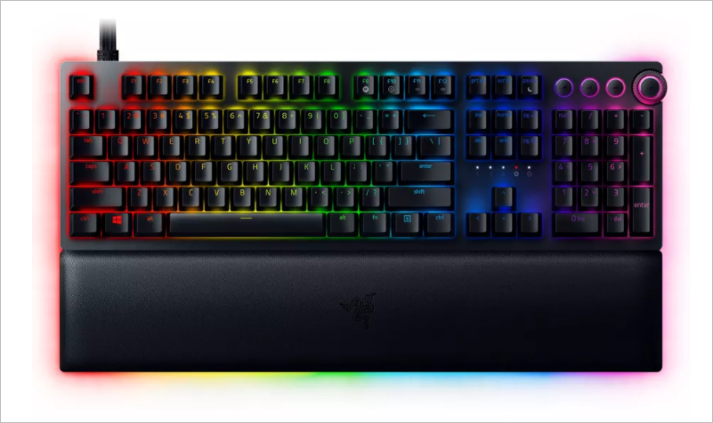 Razer выпустила клавиатуру Huntsman V2 Analog с аналоговыми оптическими переключателями