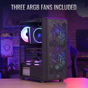 Aerocool анонсировала красивый корпус Hive ARGB