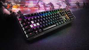 ASUS анонсировала игровую клавиатуру ROG STRIX SCOPE RX с квадратным стержнем