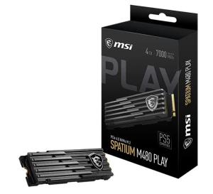 MSI представила твердотельный накопитель Spatium M480 Play M.2 NVMe