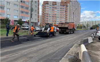 В Северном начали ремонтировать дорогу в одном из самых «больных» для автомобилистов мест