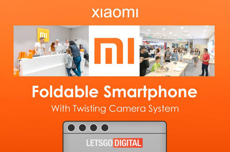 Xiaomi придумала смартфон с гибким экраном и поворотной квадрокамерой