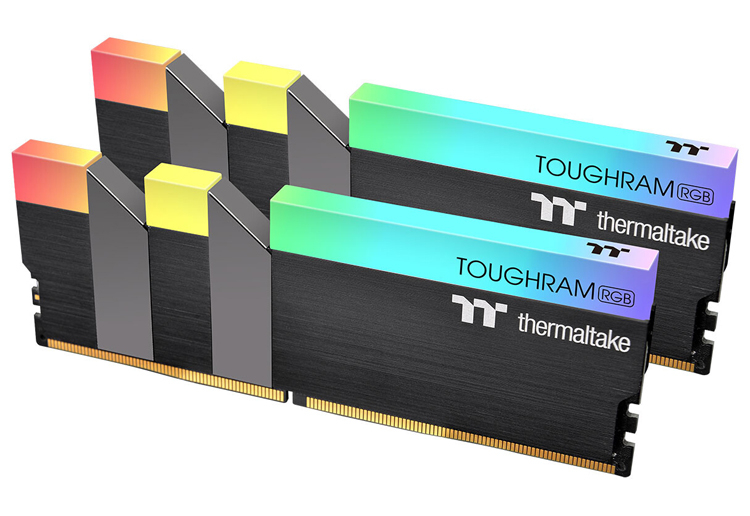 Новые комплекты DDR4-памяти Thermaltake Toughram RGB имеют ёмкость до 64 Гбайт