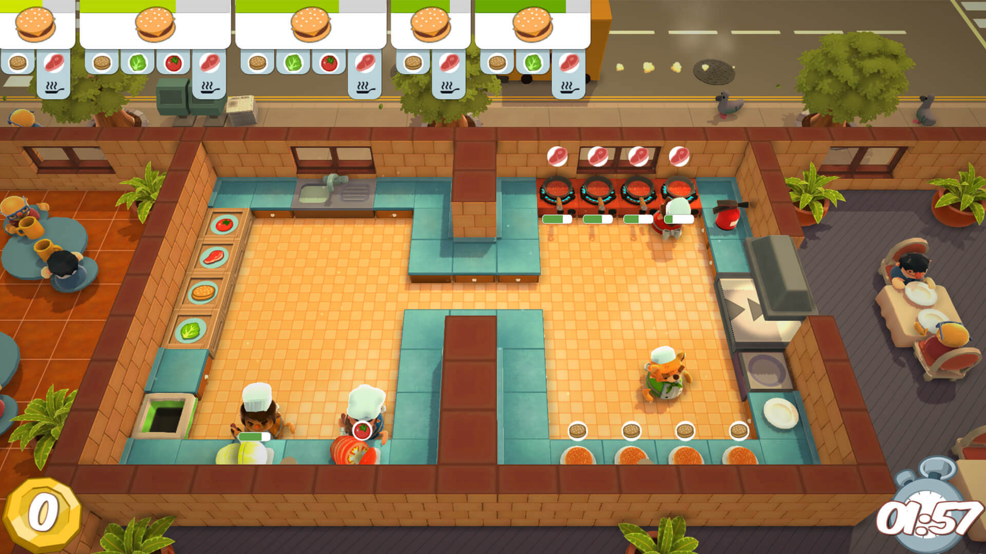 В EGS началась раздача кооперативной аркады Overcooked