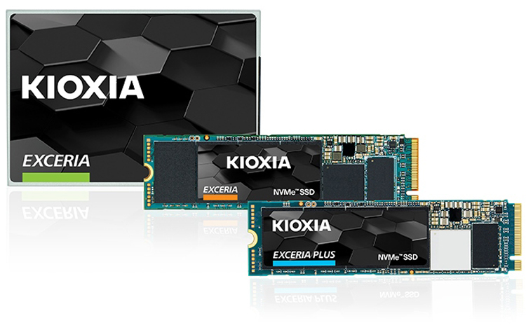 Kioxia представила новые SSD-накопители Exceria в форматах М.2 и 2,5'