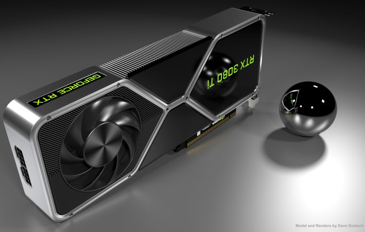 Дизайнер представил своё видение внешности эталонной GeForce RTX 3080 Ti