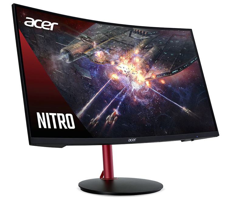 В серию игровых мониторов Acer Nitro XZ2 вошли три модели с вогнутым экраном