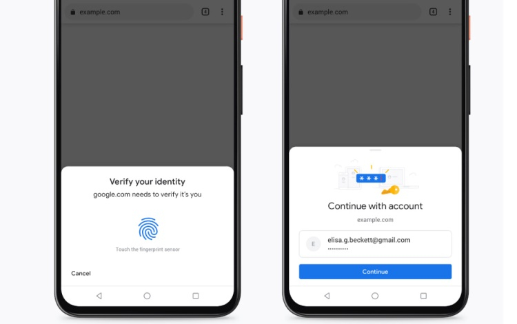 Android-версия Chrome позволит подтверждать платежи с помощью биометрической аутентификации