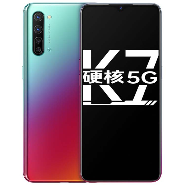 Анонсирован 5G-смартфон OPPO K7: квадрокамера, Snapdragon 765G и 38-Вт зарядка дешевле $300