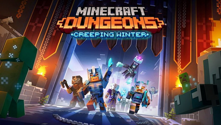 Дополнение Creeping Winter к Minecraft Dungeons выйдет 8 сентября