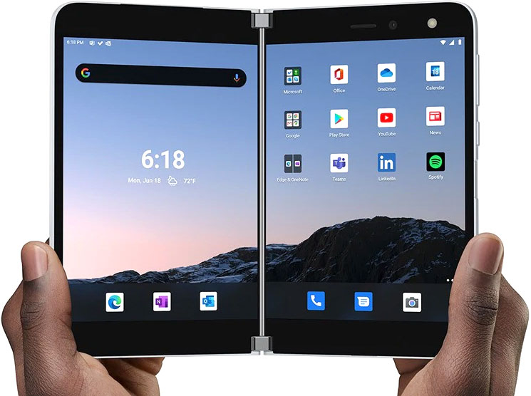 Полные характеристики и старт предзаказов складного смартфона Microsoft Surface Duo