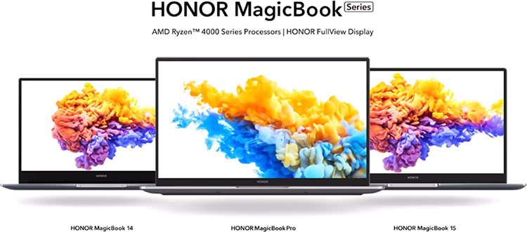 Honor представила в России MagicBook Pro — 16,1 дюйма, 6-ядерный Ryzen 5 4600H и 16 Гбайт оперативной памяти