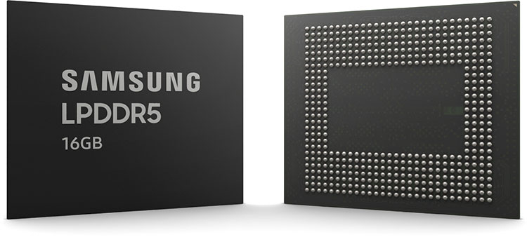 Samsung приступила к массовой печати 16-Гбит чипов LPDDR5 на крупнейшей в мире полупроводниковой линии