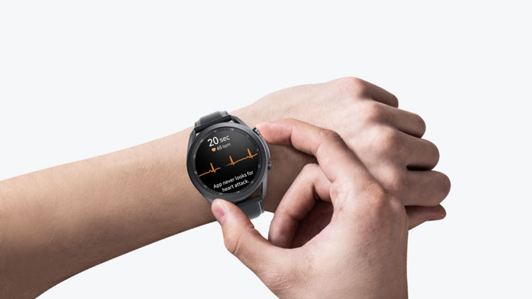 Умные часы Galaxy Watch3 и Galaxy Watch Active2 теперь умеют снимать электрокардиограмму