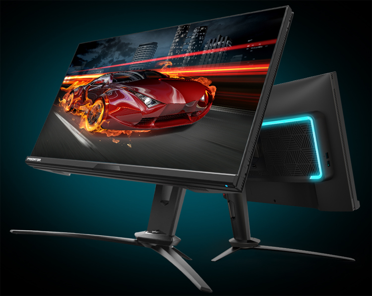 Представлен игровой монитор Acer Predator с частотой обновления 360 Гц и временем отклика 0,3 мс