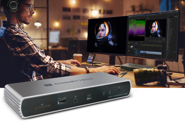 Станция Sonnet Echo 11 Thunderbolt 4 Dock с 11 разъёмами стоит $250