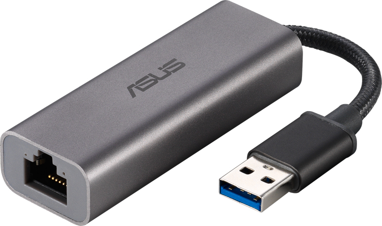 Адаптер ASUS USB-C2500 наделит любой компьютер поддержкой 2.5GbE