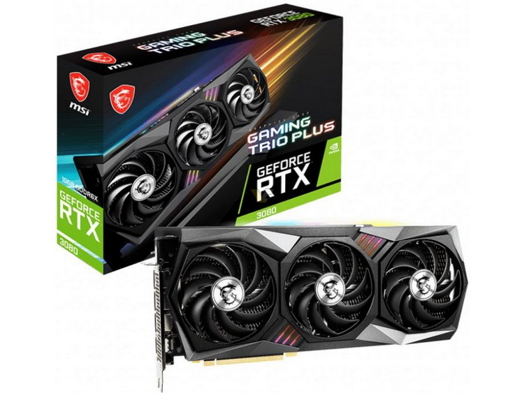 MSI выпустила GeForce RTX 3080 в исполнениях Gaming Trio Plus и Gaming Z Trio