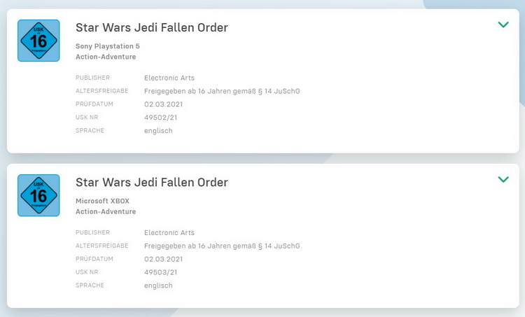 Star Wars: Jedi Fallen Order может выйти на PS5 и Xbox Series X и S