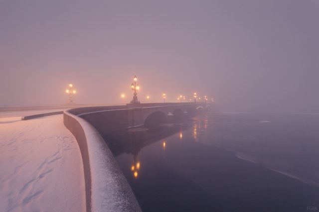 Водителей Брянской области предупреждают о тумане и гололедице 15 марта