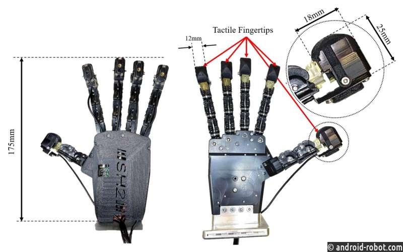 Разработана платформа, позволяющая роботам использовать тактильные датчики