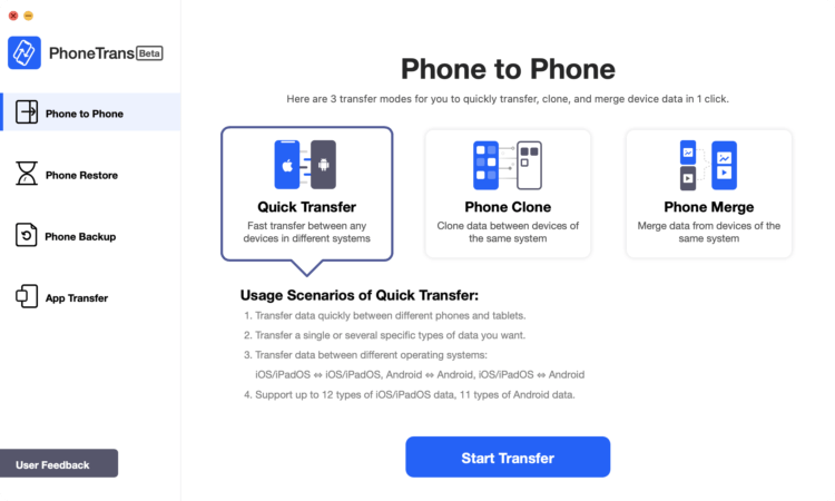 PhoneTrans — нужное приложение для переноса данных на новый iPhone