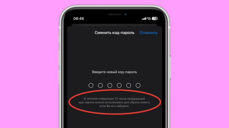 Как вернуть старый пароль, если забыли новый в iOS 17. У вас будет 72 часа