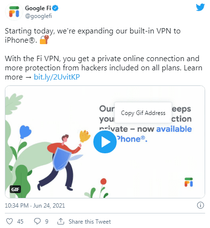 Google Fi VPN начинает развертывание для пользователей iPhone