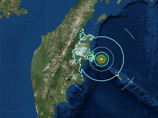 У берегов Камчатки зафиксировано землетрясение
