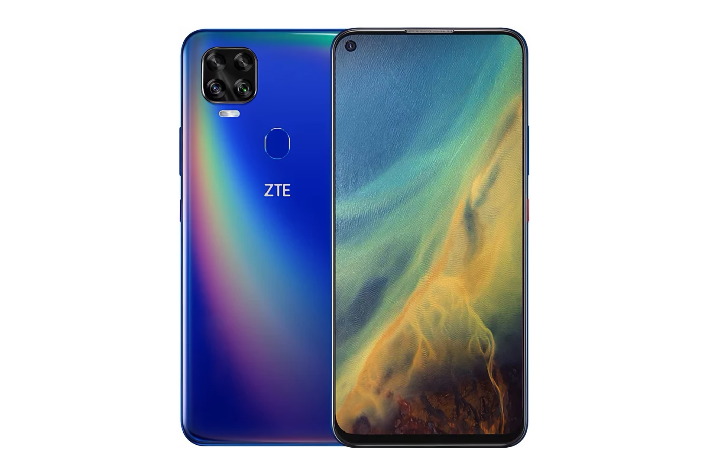 ZTE V2020 5G: 6.53-дюймовый дисплей, чип MediaTek Dimensity 800 и квадро-камера на 48 Мп за $210