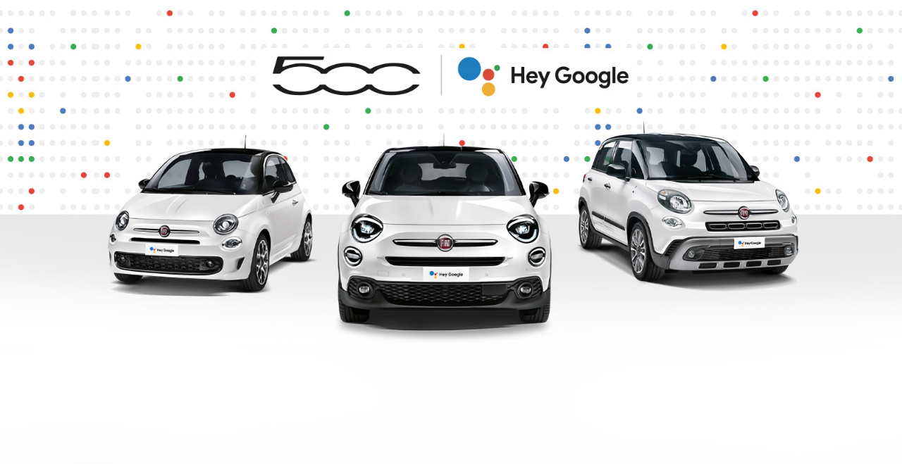 Fiat 500 Hey Google Edition: серия компактных автомобилей со встроенным голосовым помощником Google Assistant