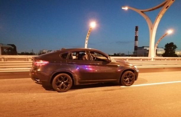 Полиция со стрельбой задержала на ЗСД черный BMW