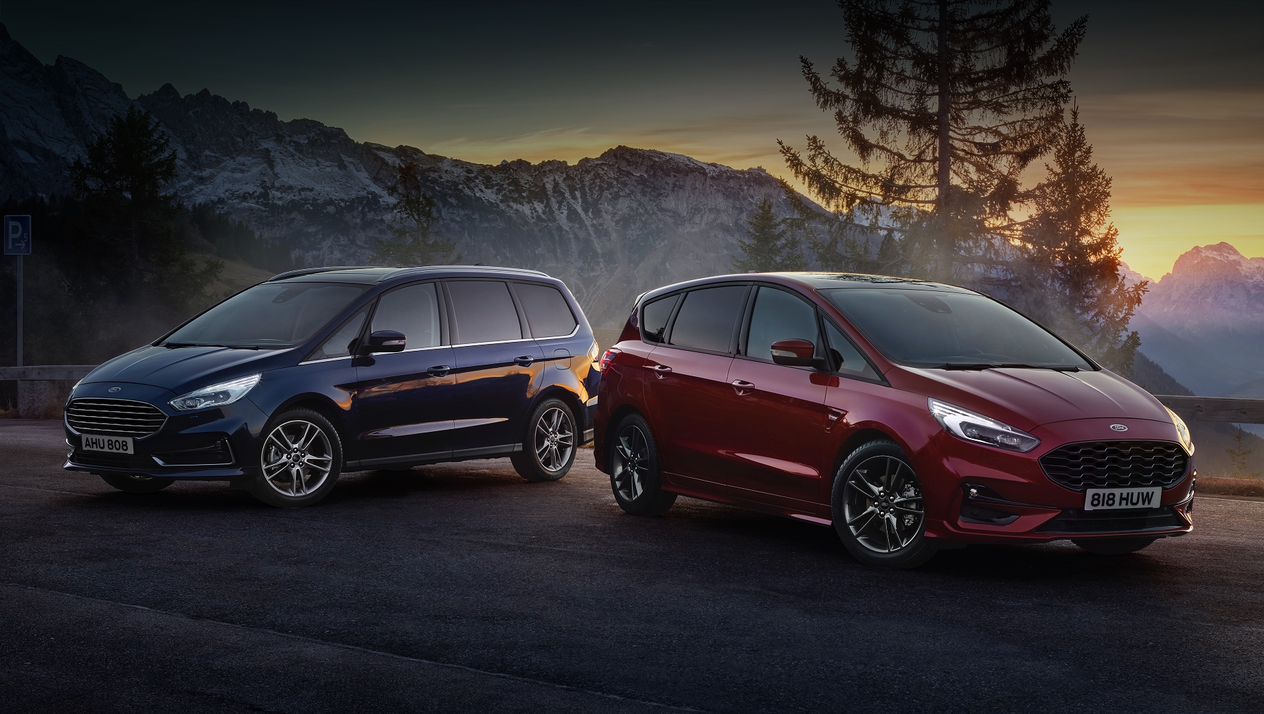 Ford S-Max и Galaxy стали гибридами для Европы