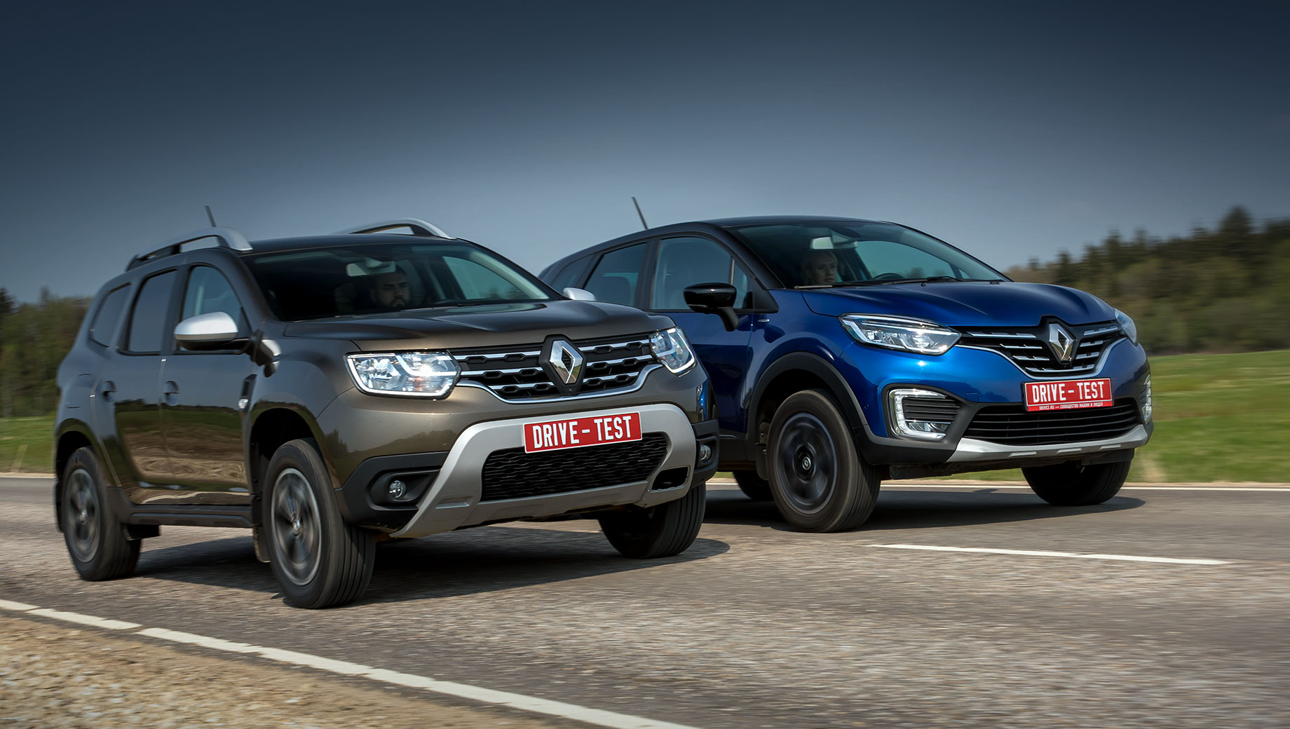 Тест-драйв: Вспоминаем о реинкарнации с кроссоверами Renault Duster и Kaptur