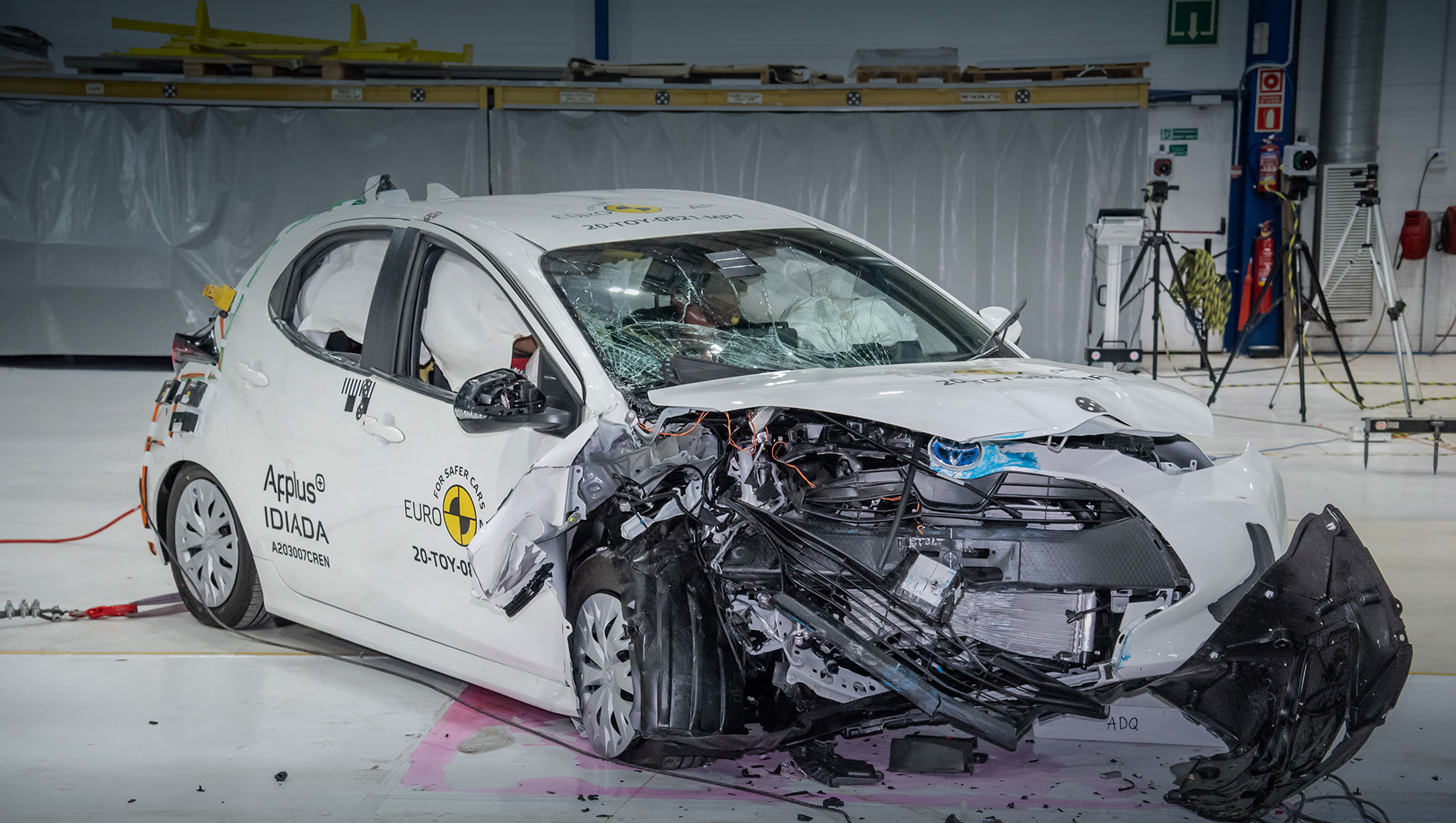 Toyota Yaris заработала звёзды Euro NCAP по новым правилам