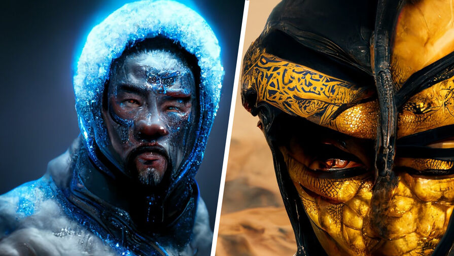 ИИ нарисовал свой вариант персонажей легендарной Mortal Kombat