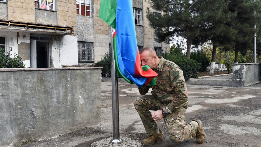 Алиев заявил, что в Карабахе на стороне Армении воевали наемники