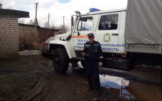 В Железногорске нашли мину времен войны