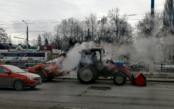 Приступили к ремонту дороги на улице Черняховского