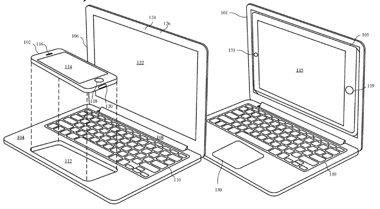 Apple работает над док-станцией, превращающую iPhone в Mac