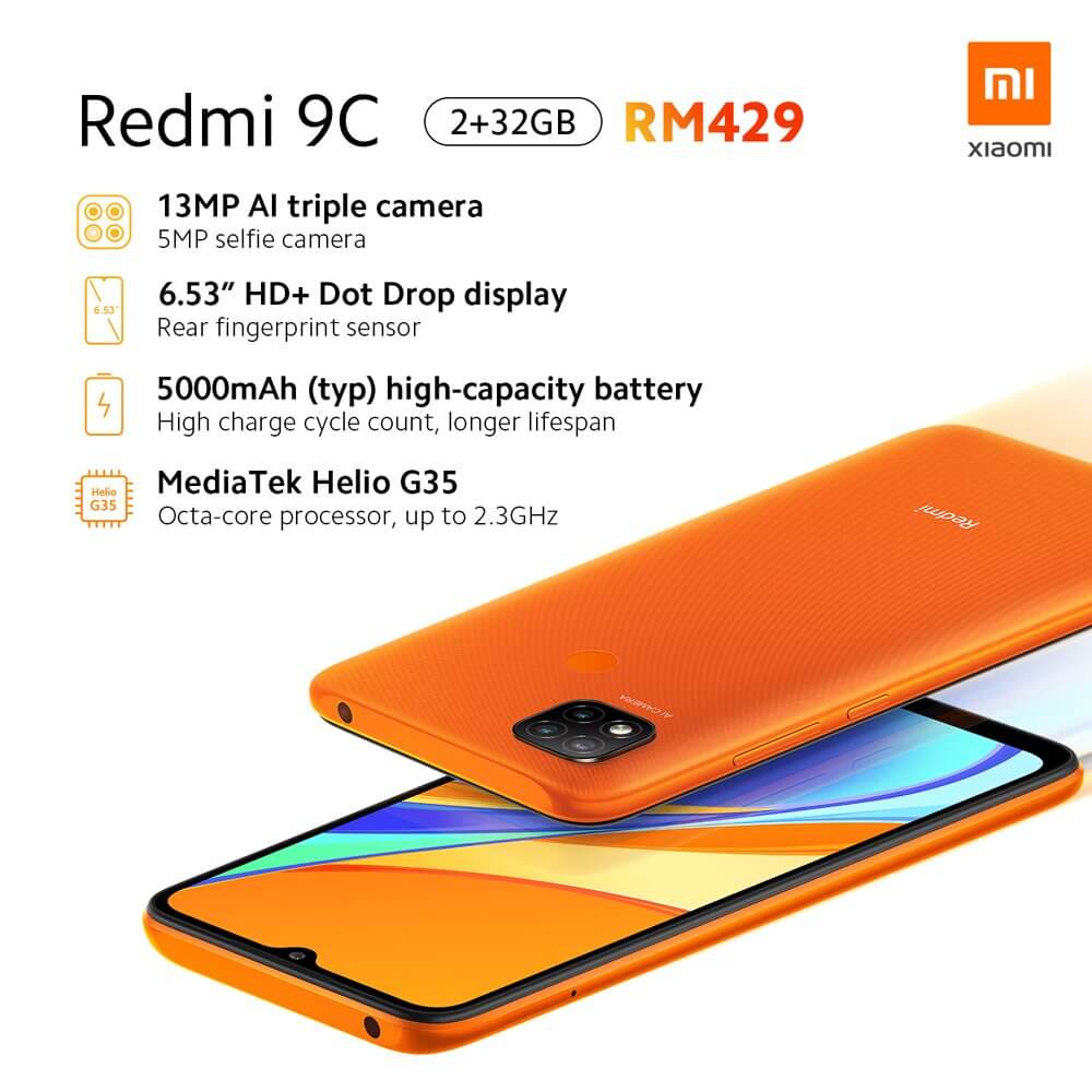 Представлены Redmi 9A и Redmi 9C – самые доступные смартфоны Xiaomi