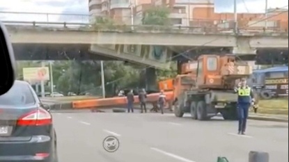 Появилось видео с места, где на Луначарского рухнул автокран