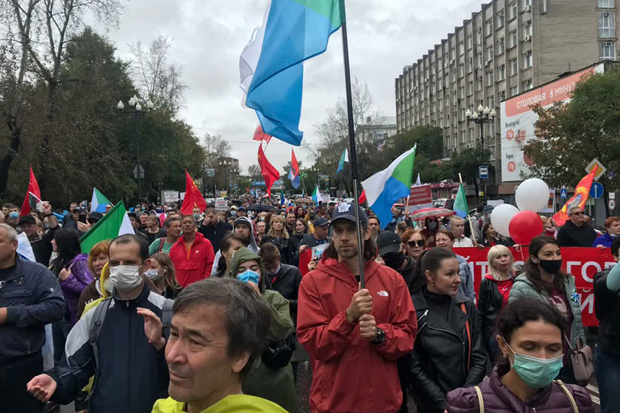 В Хабаровске прошел 11-й субботний митинг в поддержку Фургала